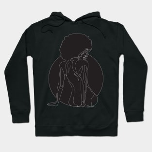 Woman with Afro Hoodie